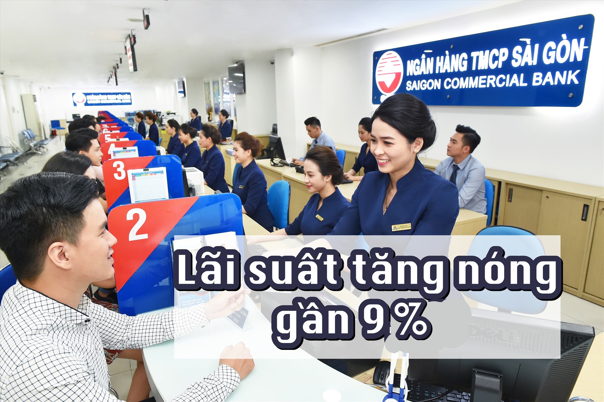 Lãi suất ngân hàng hôm nay: Cuộc đua đẩy lãi suất lên gần 9%