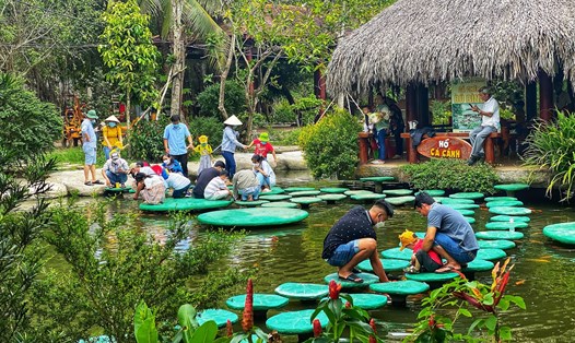 Huyện Phong Điền, TP Cần Thơ đặc sắc với du lịch sinh thái miệt vườn. Ảnh: YP