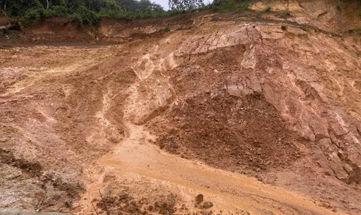 Huyện Kon Plông cảnh giác với tình trạng ngập úng, sạt lở đất mùa mưa lũ. Ảnh: TT