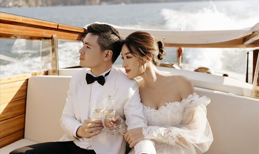 Hoa hậu Đỗ Mỹ Linh và thiếu gia Đỗ Vinh Quang sẽ tổ chức đám cưới vào ngày 23.10. tới đây. Ảnh: NVCC