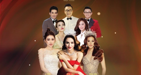 Dàn sao tại cuộc thi Hoa hậu Du Lịch Việt Nam. Ảnh: CTCC.