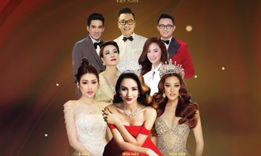 Dàn sao tại cuộc thi Hoa hậu Du Lịch Việt Nam. Ảnh: CTCC.