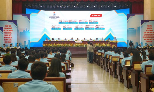Ngày 15.10, Đại hội đại biểu Đoàn TNCS Hồ Chí Minh TPHCM lần thứ XI, nhiệm kỳ 2022-2027 diễn ra tại Hội trường Thành phố.