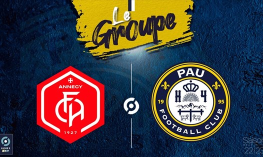 Pau FC và Quang Hải làm khách trên sân Annecy ở vòng 12 Ligue 2 mùa giải 2022-2023. Ảnh: Pau FC