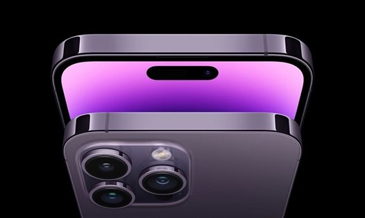 Màu tím là màu sắc chủ đạo của bản iPhone 14 dòng Pro Max. Ảnh: Apple
