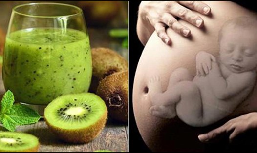 Quả kiwi có tác dụng phát triển nhận thức ở thai nhi. Ảnh: MomJunction