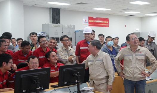 Ngày 7.10.2022, Tổ máy số 2 của Nhà máy Nhiệt điện Thái Bình 2 đã hòa lưới điện lần đầu bằng dầu thành công. Ảnh: PVN