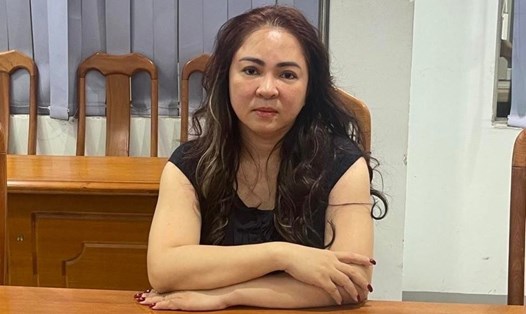 Bà Nguyễn Phương Hằng khi bị bắt. Ảnh: LDO