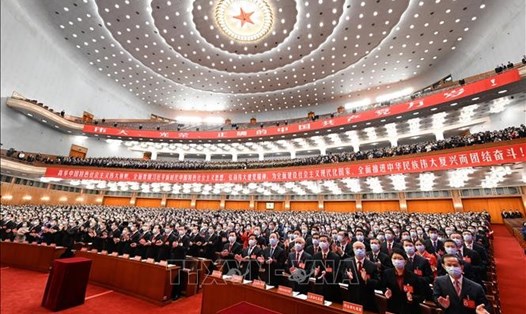 Đại hội 20 của Đảng Cộng sản Trung Quốc khai mạc sáng 16.10. Ảnh: THX/TTXVN