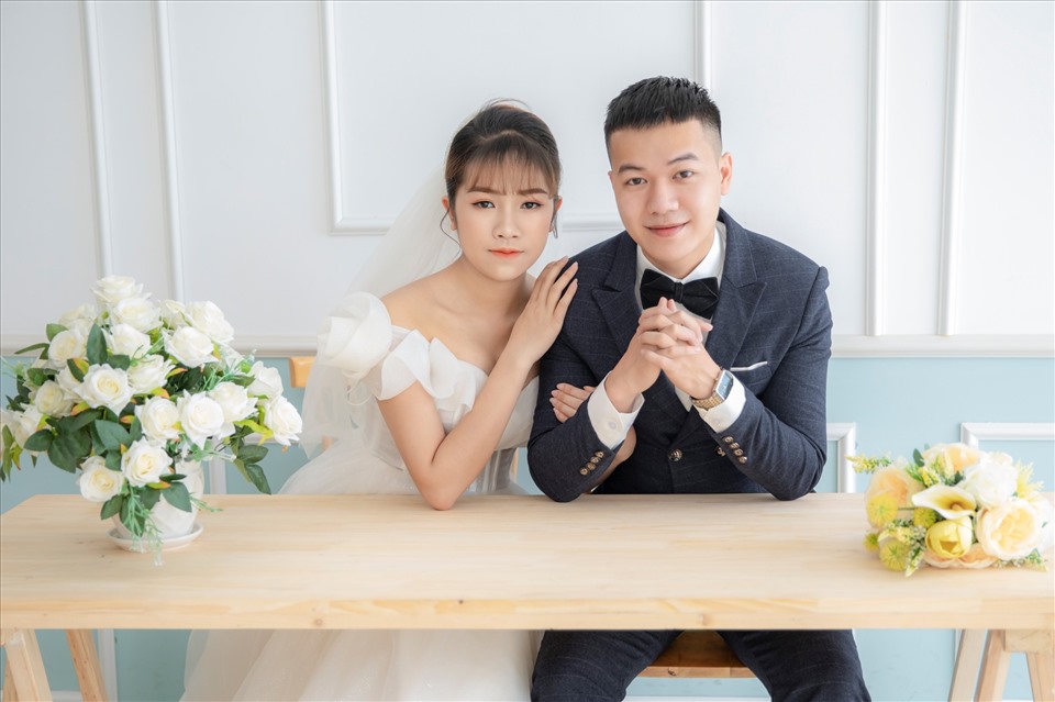 Một cặp đôi công nhân sẽ được LĐLĐ tỉnh Thái Nguyên hỗ trợ tổ chức đám cưới vào ngày 20.10. Ảnh: CĐTN