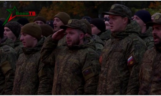 Belarus - đồng minh của Nga - công bố lượng binh sĩ Nga sẽ tham gia lực lượng chung theo thỏa thuận vừa ký giữa 2 nước. Ảnh chụp màn hình