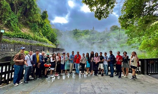 Đoàn doanh nghiệp du lịch Việt Nam khảo sát tại Đài Loan (Trung Quốc) ngày 13 đến 17.10 vào dịp hòn đảo bắt đầu mở cửa đón khách quốc tế. Ảnh: Cục Du lịch Đài Loan
