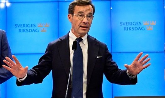 Ông Ulf Kristersson được Quốc hội Thuỵ Điển bầu làm thủ tướng mới ngày 17.10.2022. Ảnh: AP