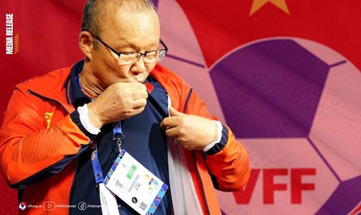 Huấn luyện viên Park Hang-seo nhấn mạnh việc chia tay tuyển Việt Nam là thích hợp. Ảnh: VFF