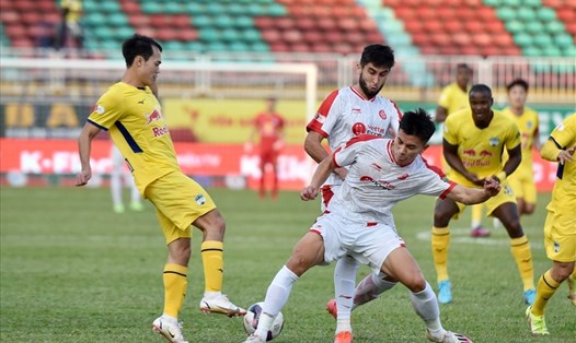 Viettel tiếp đón Hoàng Anh Gia Lai ở vòng 20 V.League 2022. Ảnh: Minh Hiếu