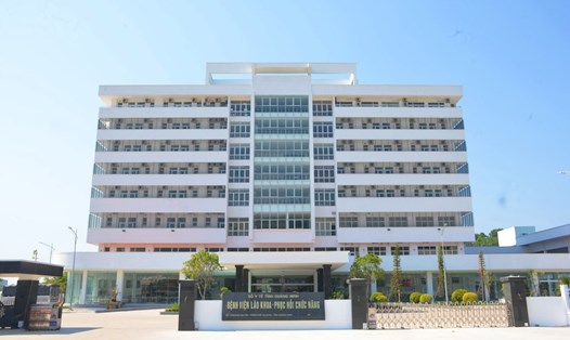 Bệnh viện Lão khoa – Phục hồi chức năng tỉnh Quảng Ninh được xây dựng mới  tại phường Đại Yên (TP Hạ Long). Ảnh: CTV