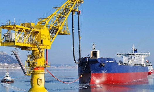Dầu của dự án Sakhalin-1 được chuyển từ cảng dầu De-Kastri. Ảnh: Exxon Mobil
