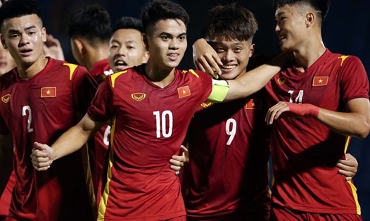U20 Việt Nam nhiều khả năng sẽ gặp các đội mạnh tại vòng bảng Giải U20 Châu Á 2023. Ảnh: VFF