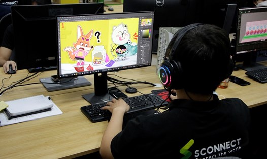 Nhân vật hoạt hình Wolfoo của Việt Nam được trẻ con Việt Nam yêu thích. Ảnh: Q.Quyên