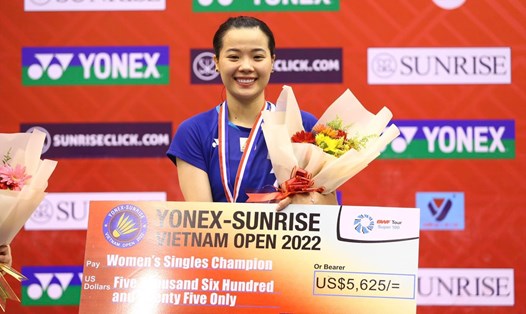 Thuỳ Linh vô địch Vietnam Open 2022.