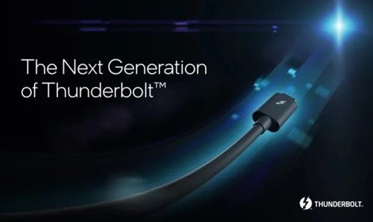 Intel đã hé lộ thông tin về chuẩn kết nối Thunderbolt mới, dù chưa có tên cụ thể. Ảnh: Intel
