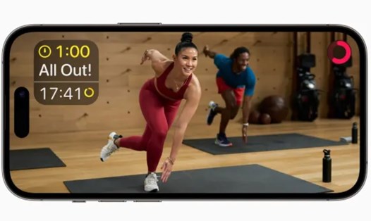 Ứng dụng thể dục Fitness + sẽ được đưa lên hệ điều hành iOS cho iPhone lần đầu tiên. Ảnh: Apple