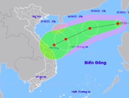 Áp thấp nhiệt đới đã tiến thẳng vào Biển Đông, giật cấp 8