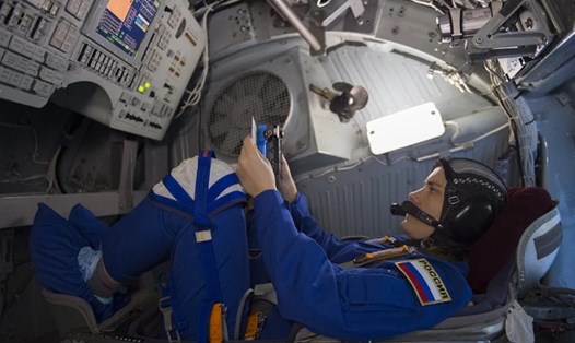 Anna Kikina tham gia phi hành đoàn Nga trên ISS. Ảnh: Global Look Press