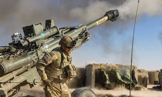 Mỹ cung cấp vũ khí cho Ukraina trị giá hàng tỉ USD. Trong ảnh là lựu pháo M777A2. Ảnh: Quân đội Mỹ