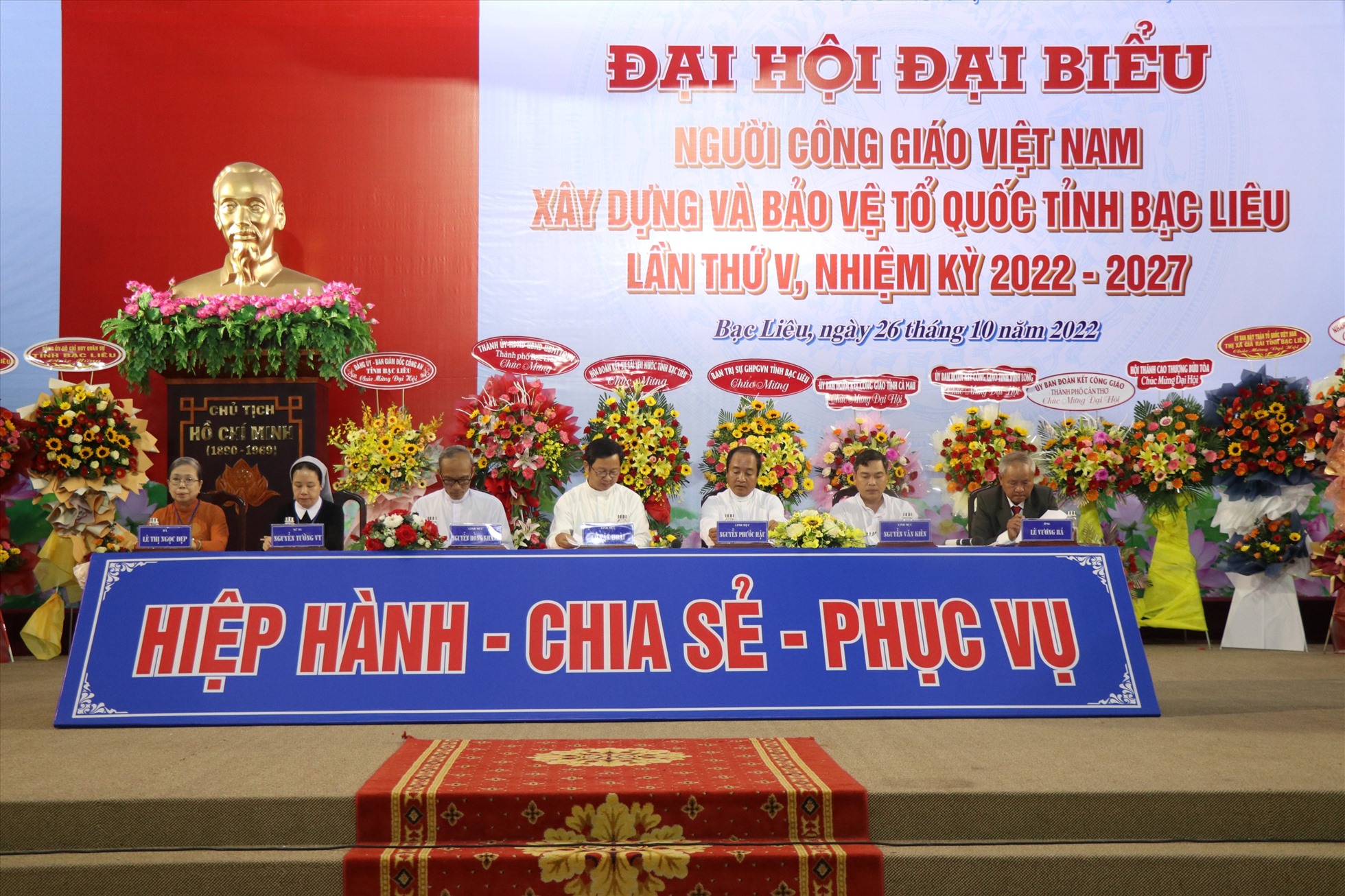 Quang cảnh Đại hội Người công giáo Việt Nam xây dựng và bảo vệ tổ quốc tỉnh Bạc Liêu. Ảnh: Nhật Hồ