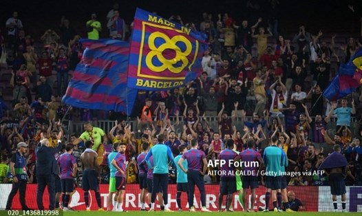 Barcelona thua thất vọng trước Bayern Munich.  Ảnh: AFP