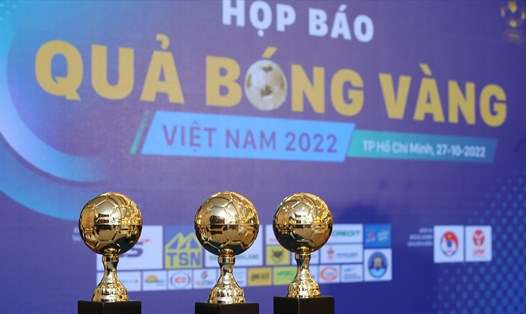 Chủ nhân của Giải thưởng Quả bóng vàng Việt Nam 2022 sẽ được công bố vào đầu năm 2023. Ảnh: D.P