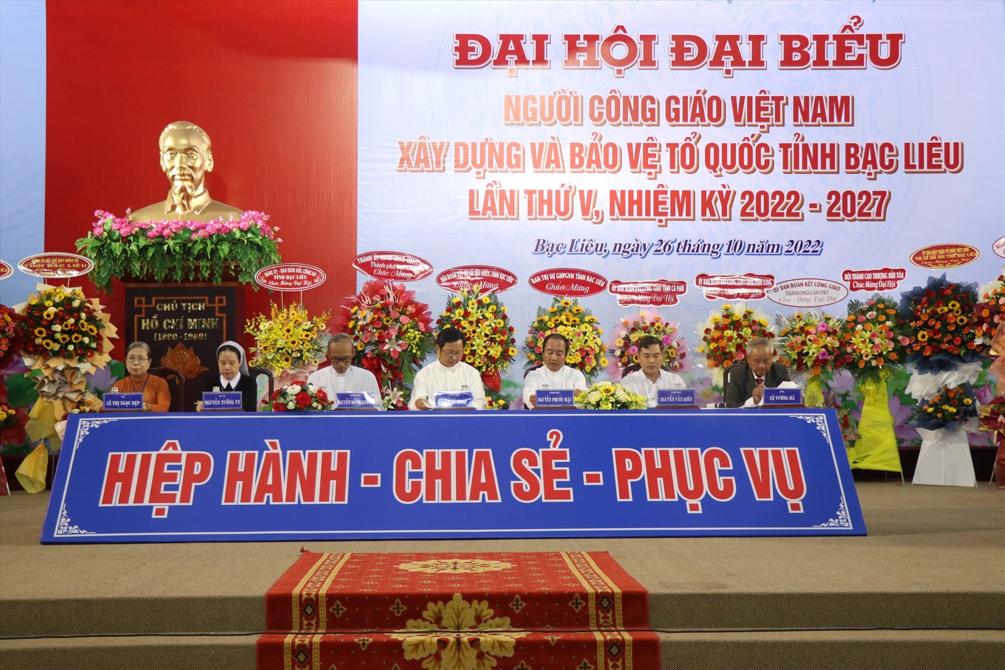 Quang cảnh Đại hội Người công giáo Việt Nam xây dựng và bảo vệ tổ quốc tỉnh Bạc Liêu. Ảnh: Nhật Hồ