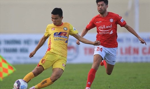Câu lạc bộ Thanh Hoá tiếp đón TPHCM tại vòng 22 V.League. Ảnh: VPF