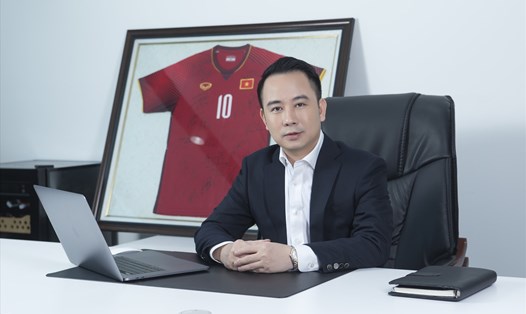 Ông Nguyễn Trung Kiên - Tổng Giám đốc Next Media là 1 trong 2 ứng viên Phó Chủ tịch VFF phụ trách tài chính và vận động tài trợ khoá 9. Ảnh: H.A