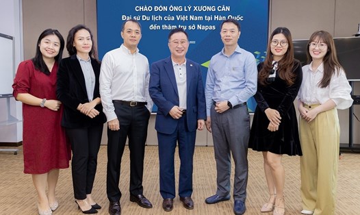 NAPAS tiếp đón ông Lý Xương Căn - Đại sứ du lịch Việt Nam tại Hàn Quốc tại trụ sở NAPAS