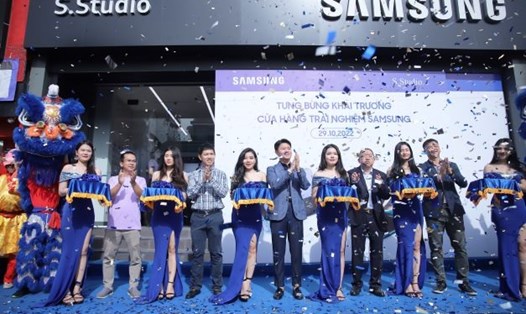 FPT Shop hợp tác cùng Samsung khai trương chuỗi Studio by FPT tại Việt Nam tại 5 địa điểm ở Hà Nội, Hải Phòng và Bình Dương. Ảnh: M.H