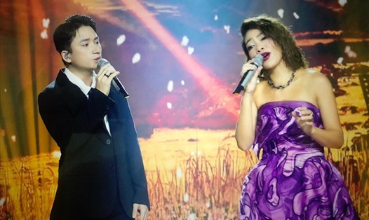 Diva Hà Trần và Phan Manh Quỳnh lần đầu song ca trogn "Giao lộ thời gian". Ảnh: BTC