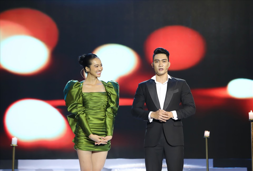 Lương Gia Huy thừa nhận đã mất bình tĩnh khi đứng trước MC Kiều Ngân. Ảnh: CTCC.