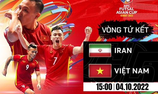 Tuyển futsal Việt Nam sẽ đối diện với nhiều thử thách trước tuyển futsal Iran.