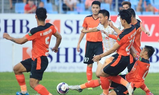 Đà Nẵng khó có cơ hội tạo nên bất ngờ trước Hà Nội tại vòng 22 V.League 2022. Ảnh: L.T