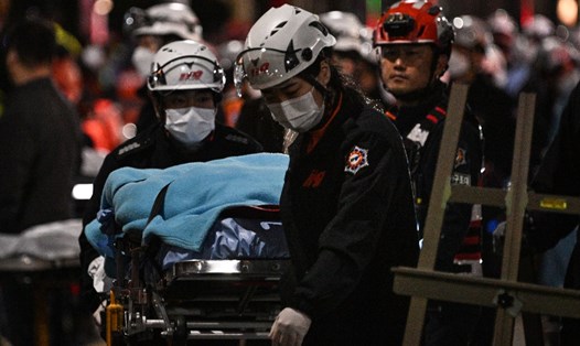 Ít nhất 151 người thiệt mạng trong vụ giẫm đạp ở Seoul, Hàn Quốc ngày 29.10.2022. Ảnh: AFP