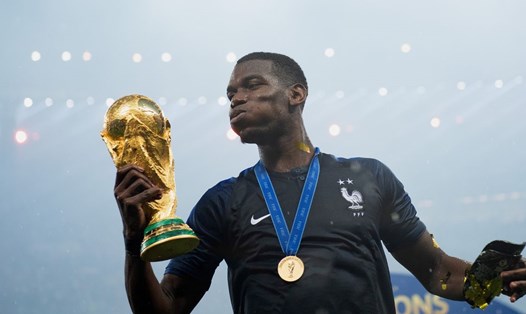 Pogba là nhân tố chủ chốt giúp tuyển Pháp vô địch World Cup 2018.  Ảnh: AFP