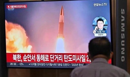 Triều Tiên phóng tên lửa lần thứ 5 trong vòng 10 ngày. Ảnh minh họa. Ảnh: AFP