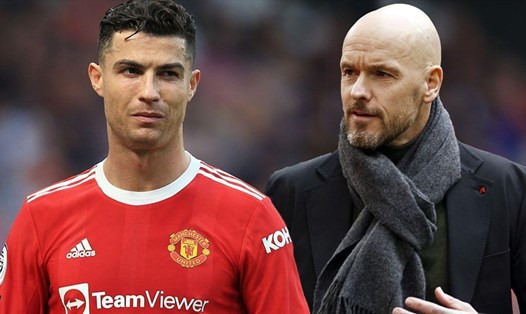 Ten Hag ủng hộ việc Ronaldo rời Man United. Ảnh: AFP