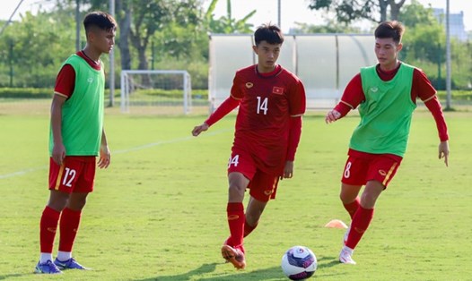 U17 Việt Nam sẵn sàng cho vòng loại U17 Châu Á 2023. Ảnh: VFF