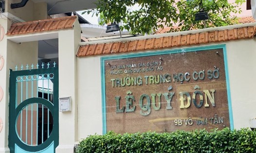 Dự kiến thu chi quỹ hội phụ huynh tại một số lớp học của Trường THCS Lê Quý Đôn (quận 3, TPHCM) lên tới hàng trăm triệu đồng. Ảnh: Huyên Nguyễn