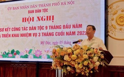 Phó Chủ tịch Thường trực UBND TP Hà Nội Lê Hồng Sơn phát biểu chỉ đạo tại hội nghị. Ảnh: Phạm Đông