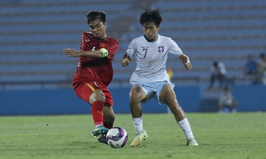 U17 Việt Nam thắng đậm trong trận ra quân vòng loại U17 Châu Á 2023. Ảnh: VFF