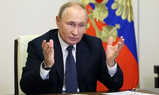Tổng thống Nga Vladimir Putin khẳng định kết quả trưng cầu dân ý sáp nhập Nga là hoàn toàn minh bạch. Ảnh: AFP